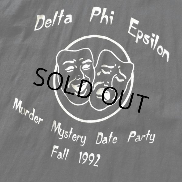 画像4: 1990s ΔΦΕ MURDER MYSTERY DATE PARTY 蓄光プリントTシャツ　 "MADE IN USA"　 表記XL  (4)