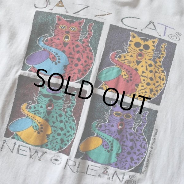 画像4: 1990s JAZZ CATS アートTシャツ　 "MADE IN USA"　 表記XL  (4)