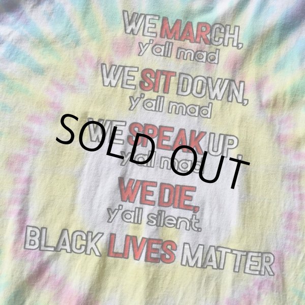 画像6: BLACK LIVES MATTER タイダイTシャツ  表記2XL  (6)