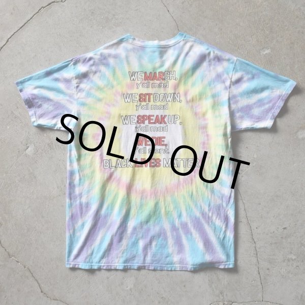 画像2: BLACK LIVES MATTER タイダイTシャツ  表記2XL  (2)