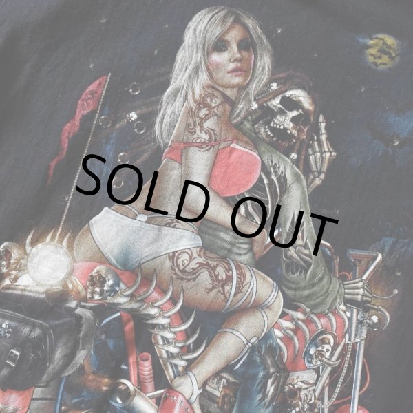 画像4: ROCk CHANG モーターサイクルTシャツ　 表記M  (4)