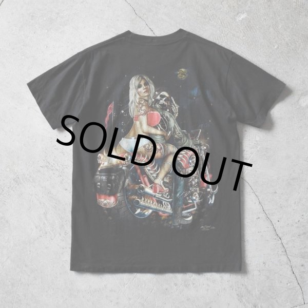 画像2: ROCk CHANG モーターサイクルTシャツ　 表記M  (2)