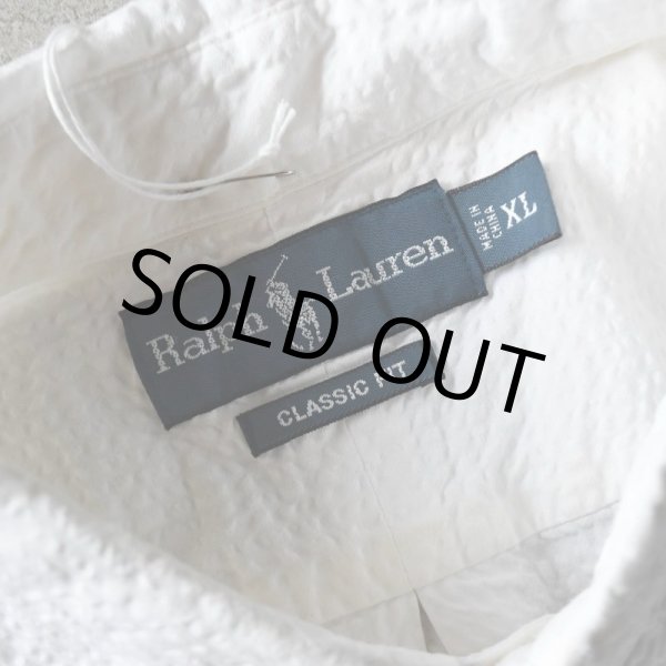 画像3: Ralph Lauren シアサッカーシャツ  表記XL  (3)