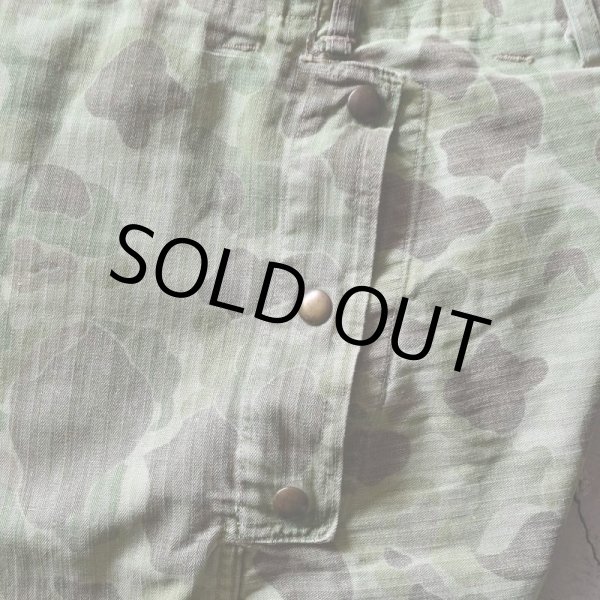 画像9: 1940s USMC P-1944 フロッグスキンHBTパンツ /カットオフ   "1st MODEL"  実寸W34  (9)