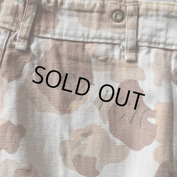 画像11: 1940s USMC P-1944 フロッグスキンHBTパンツ /カットオフ   "1st MODEL"  実寸W34  (11)