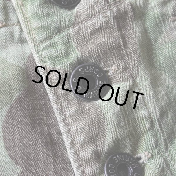 画像7: 1940s USMC P-1944 フロッグスキンHBTパンツ /カットオフ   "1st MODEL"  実寸W34  (7)