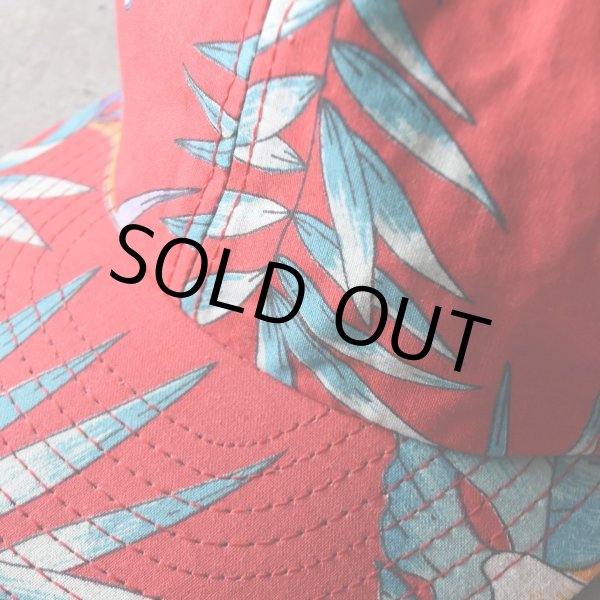 画像2: 1980-90s トロピカル柄キャップ　 "MADE IN USA"  (2)