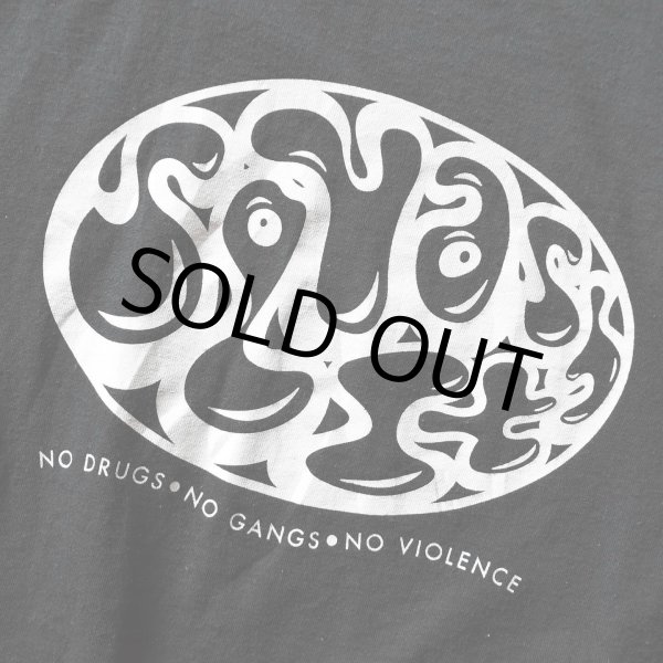 画像4: 1990s NO DRUGS NO GANGS NO VIOLENCE プリントTシャツ　 "MADE IN USA"　 表記XL  (4)