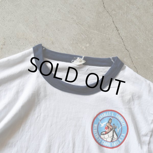 画像2: 1980s BOY SCOUTS リンガーTシャツ　 "MADE IN USA"　 実寸L  (2)