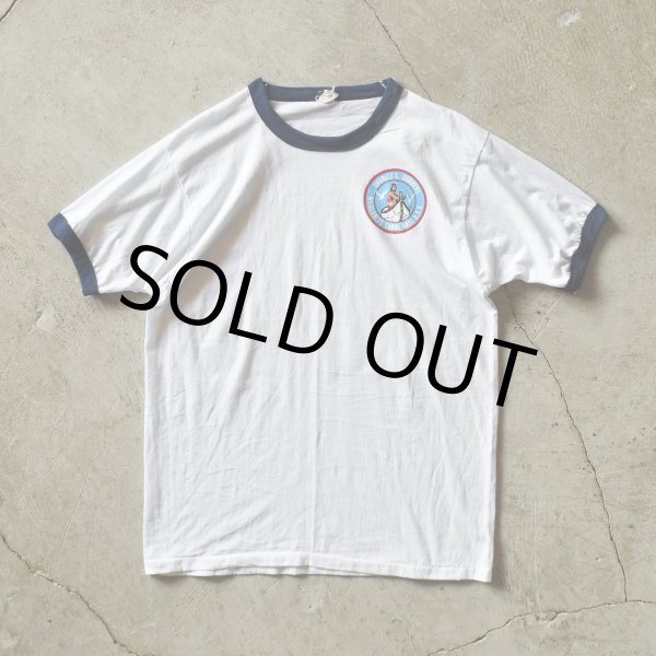 画像1: 1980s BOY SCOUTS リンガーTシャツ　 "MADE IN USA"　 実寸L  (1)