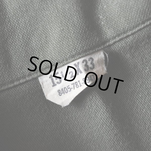 画像4: 1960s USAF OG107 ユーティリティシャツ　 表記15 1/2×33  (4)