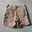 画像2: 1990s〜 Carhartt ダックペインターショーツ　 実寸W31  (2)