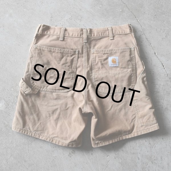 画像2: 1990s〜 Carhartt ダックペインターショーツ  実寸W31  (2)
