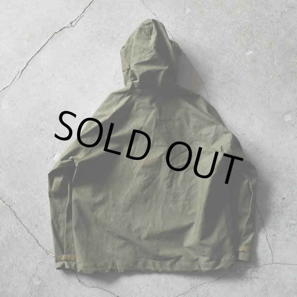 画像2: 1940s US.NAVY N-2 デッキレインパーカー　 表記MEDIUM  (2)