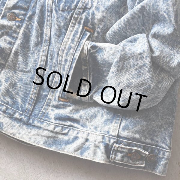 画像9: 1980s Levi's 70507-0219 ケミカルデニムジャケット　 "MADE IN USA"　 表記M  (9)