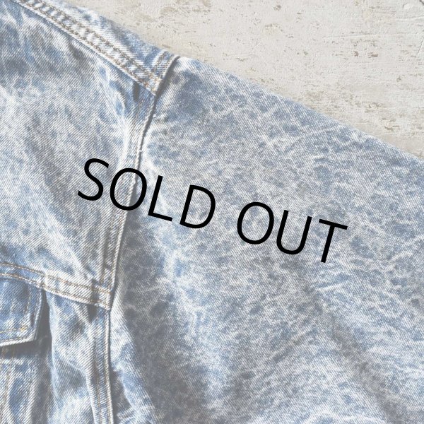 画像10: 1980s Levi's 70507-0219 ケミカルデニムジャケット　 "MADE IN USA"　 表記M  (10)