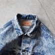 画像3: 1980s Levi's 70507-0219 ケミカルデニムジャケット　 "MADE IN USA"　 表記M  (3)