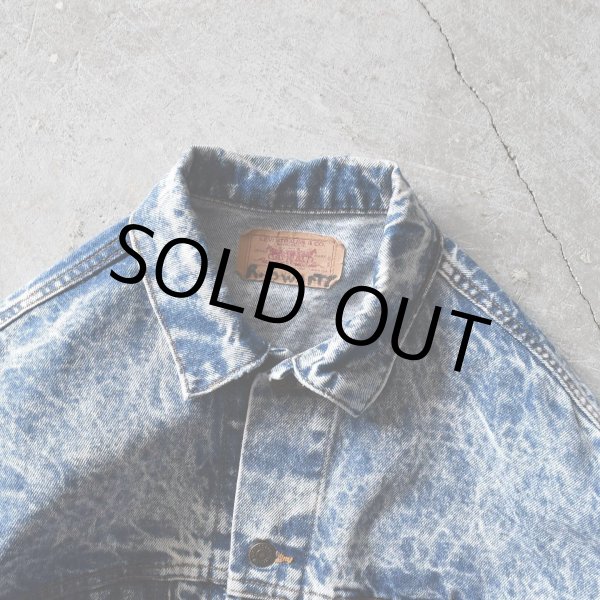 画像3: 1980s Levi's 70507-0219 ケミカルデニムジャケット　 "MADE IN USA"　 表記M  (3)