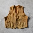 画像1: 1950s LEVI'S ショートホーンスウェードベスト　 実寸M  (1)
