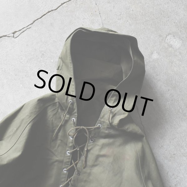 画像5: 1940s US.NAVY N-2 デッキレインパーカー　 表記MEDIUM  (5)