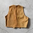画像2: 1950s LEVI'S ショートホーンスウェードベスト　 実寸M  (2)