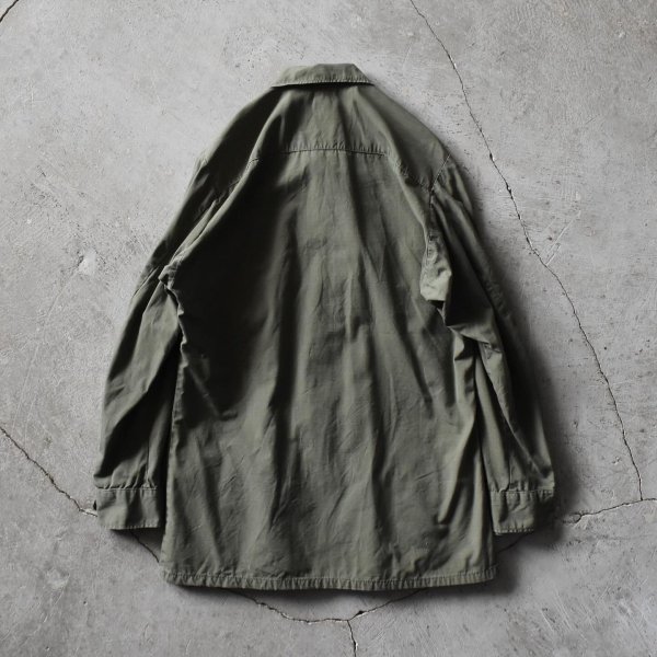 画像2: 1970s US.ARMY ジャングルファティーグジャケット　 "4TH TYPE"　 表記SMALL-LONG  (2)