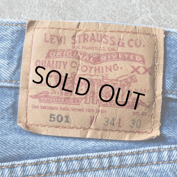 画像2: 1990s Levi's 501  "MADE IN MEXICO"  表記W34 L30  (2)