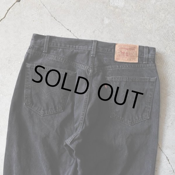画像9: 1990s Levi's 505-0260 ブラックデニム  "MADE IN USA"  表記W36 L30  (9)