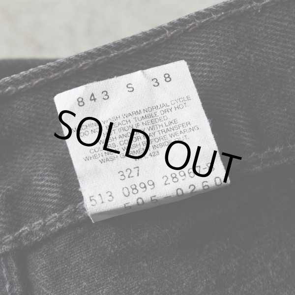 画像4: 1990s Levi's 505-0260 ブラックデニム  "MADE IN USA"  表記W36 L30  (4)