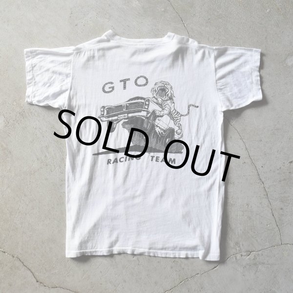 画像3: 1960s RUSSELL "GTO RACING TEAM" バックプリントTシャツ  "MADE IN USA"  表記L  (3)