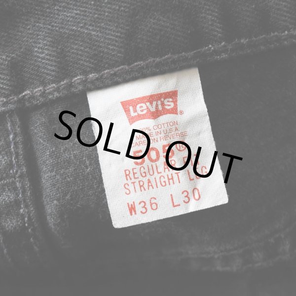 画像3: 1990s Levi's 505-0260 ブラックデニム  "MADE IN USA"  表記W36 L30  (3)