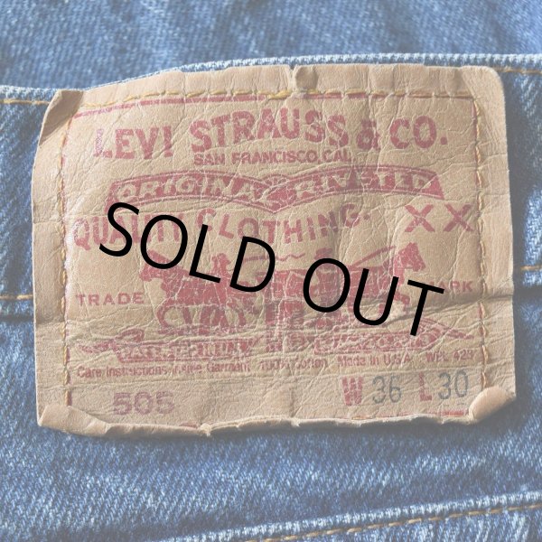 画像2: 1980s Levi's 505  "MADE IN USA"  表記W36 L30  (2)
