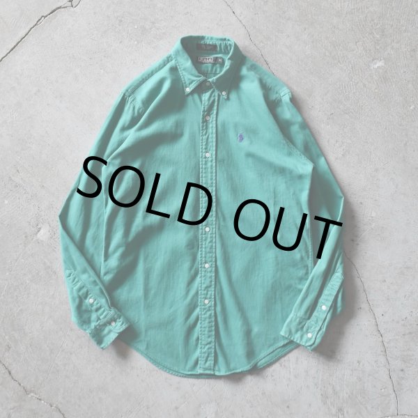 画像4: 1980s Polo by Ralph Lauren ボタンダウンシャツ  "MADE IN USA"  表記boysXL  (4)