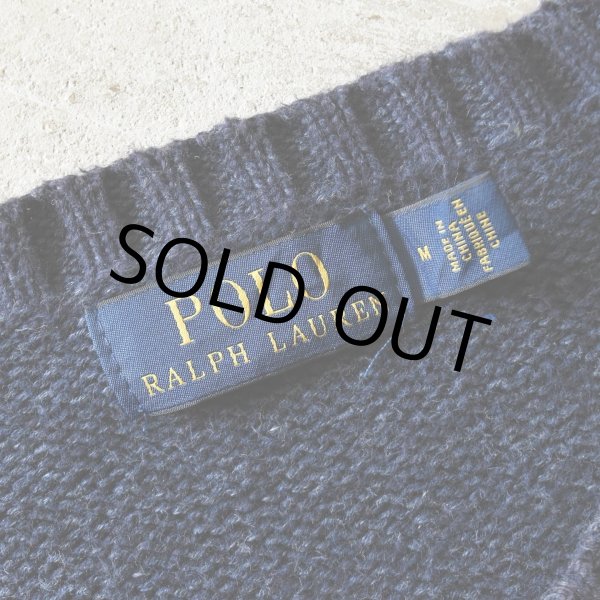 画像3: POLO RALPH LAUREN 星条旗コットンニットセーター　 表記M  (3)