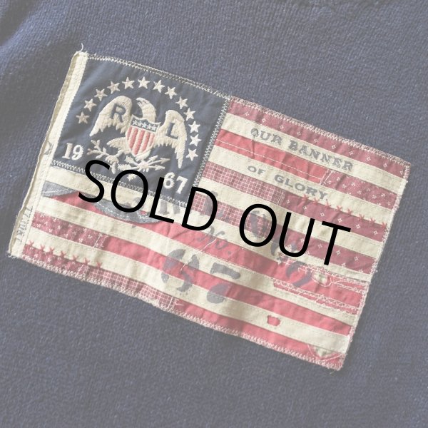 画像4: POLO RALPH LAUREN 星条旗コットンニットセーター　 表記M  (4)