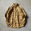 画像1: WOOLRICH シカ柄シャモアクロスシャツ　 表記M  (1)