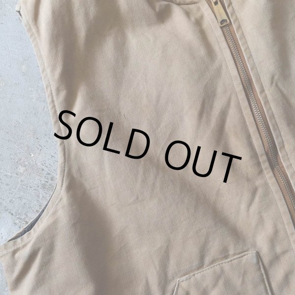 画像9: 1990s Carhartt ブラウンダックベスト  "MADE IN USA"  表記XXL-TALL  (9)