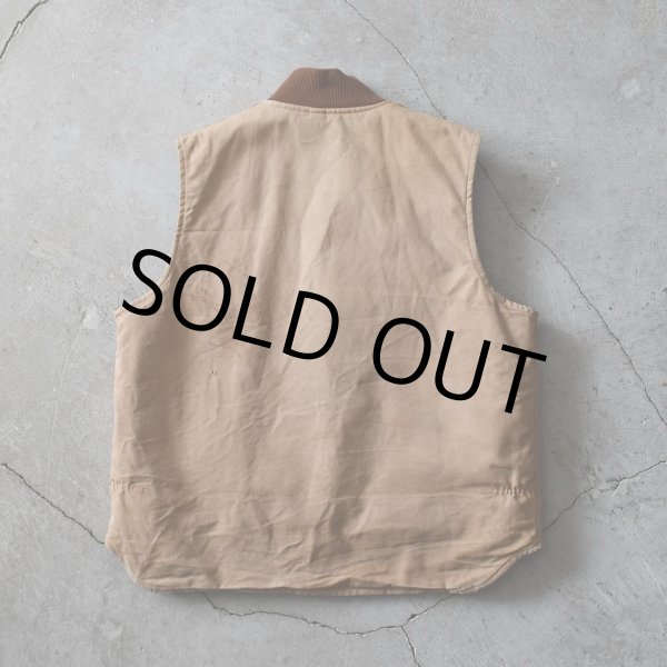 画像2: 1990s Carhartt ブラウンダックベスト  "MADE IN USA"  表記XXL-TALL  (2)