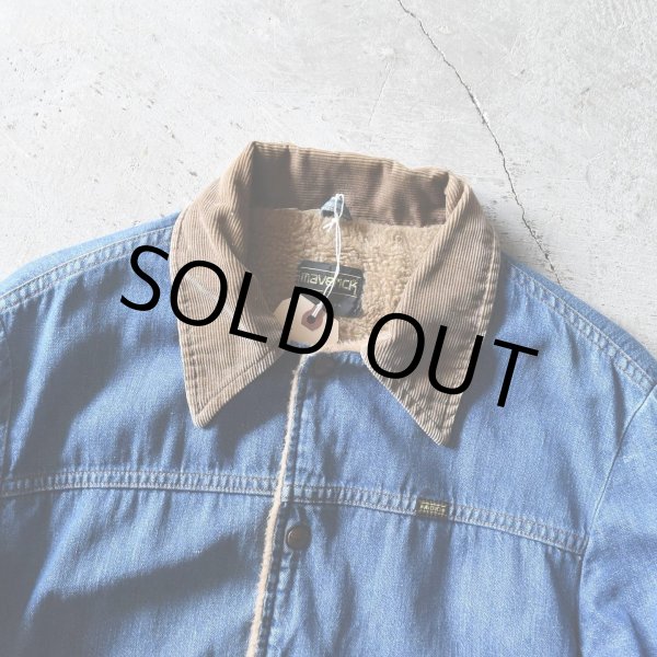 画像5: 1970s MAVERICK デニムボアジャケット　 "MADE IN USA"　 実寸L  (5)
