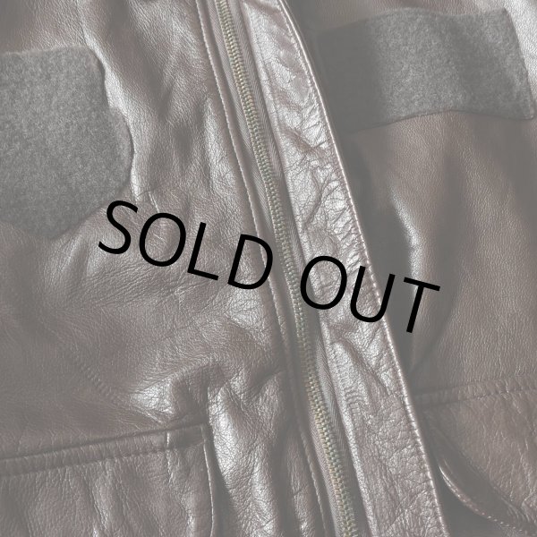 画像7: 1980s SADDLERY×COOPER A-2 フライトレザージャケット　 "MADE IN USA"　 表記40R  (7)