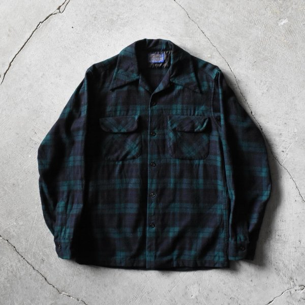 画像1: 1970s PENDLETON ウールシャツ　 "MADE IN USA"　 表記S  (1)