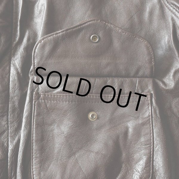 画像9: 1980s SADDLERY×COOPER A-2 フライトレザージャケット　 "MADE IN USA"　 表記40R  (9)