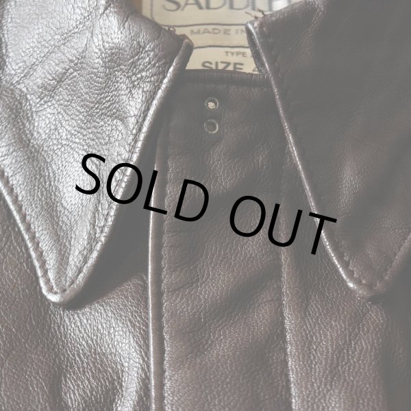 画像5: 1980s SADDLERY×COOPER A-2 フライトレザージャケット　 "MADE IN USA"　 表記40R  (5)