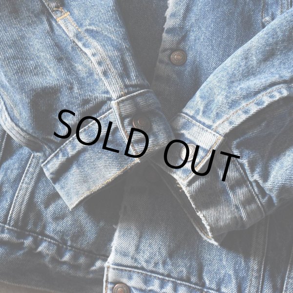 画像9: 1990s Levi's 70609 デニムボアジャケット  "MADE IN USA"  表記L  (9)