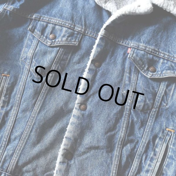 画像6: 1990s Levi's 70609 デニムボアジャケット  "MADE IN USA"  表記L  (6)