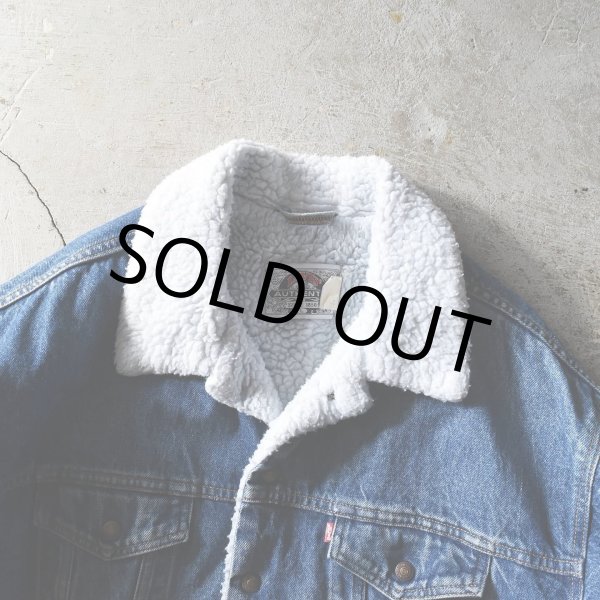 画像5: 1990s Levi's 70609 デニムボアジャケット  "MADE IN USA"  表記L  (5)