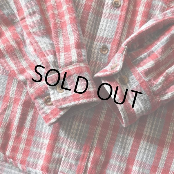 画像7: 1990s ST JOHN'S BAY ヘビーネルシャツ　 表記XL  (7)