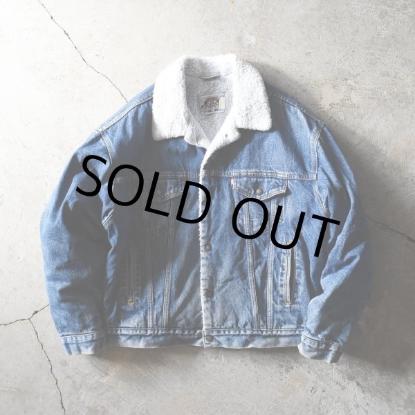 画像1: 1990s Levi's 70609 デニムボアジャケット　 "MADE IN USA"　 表記L  (1)