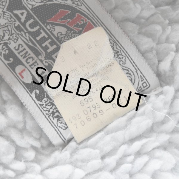 画像4: 1990s Levi's 70609 デニムボアジャケット  "MADE IN USA"  表記L  (4)