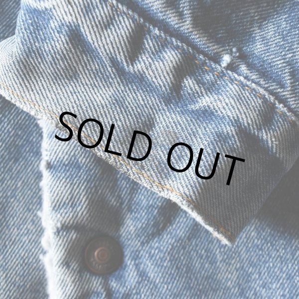 画像13: 1990s Levi's 70609 デニムボアジャケット  "MADE IN USA"  表記L  (13)